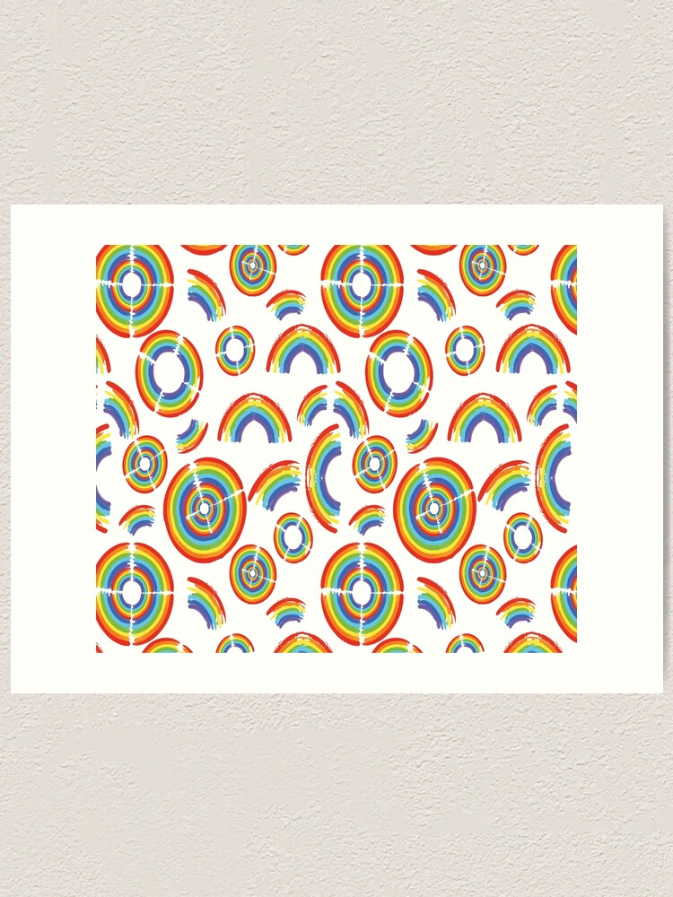 Alternate view of Rainbow Trail Art Print