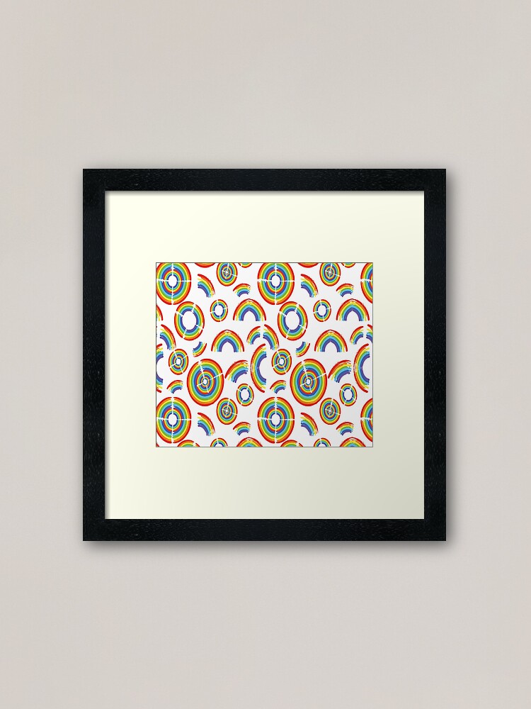 Alternate view of Rainbow Trail Framed Art Print