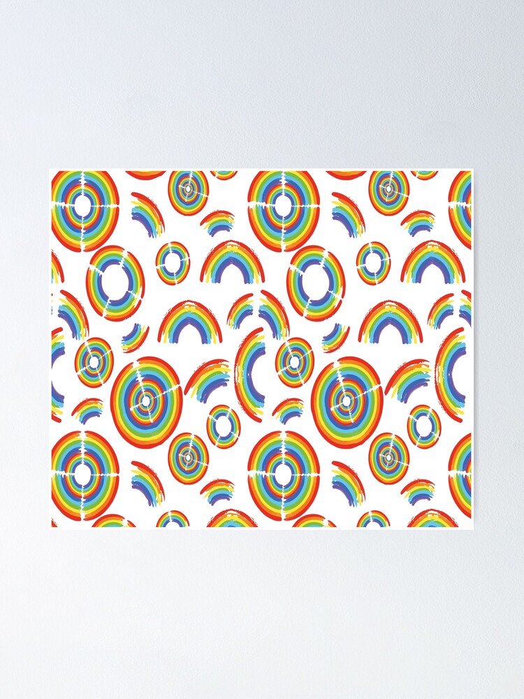 Alternate view of Rainbow Trail Poster