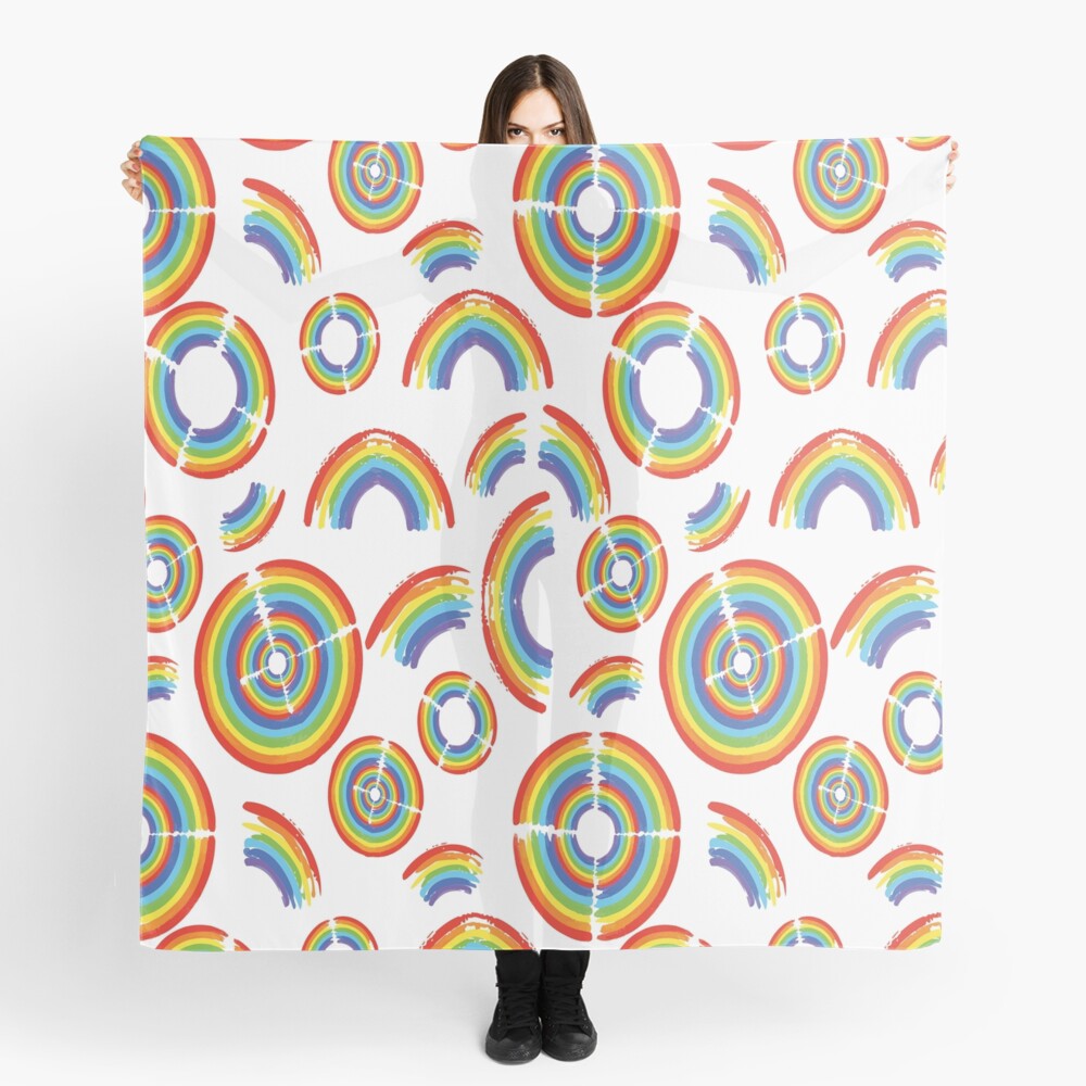 Rainbow Trail Scarf