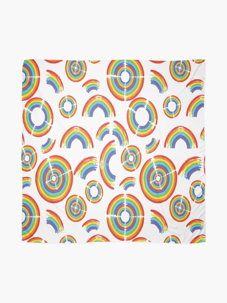 Alternate view of Rainbow Trail Scarf