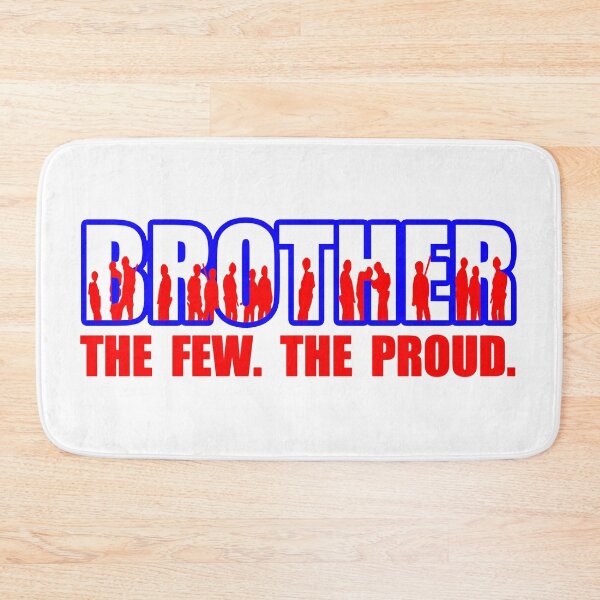 Item preview, Brother; The Few; The Proud; designed and sold by StickerApe.