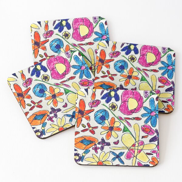 Item preview, Playful flowers  sprinkle  designed and sold by Tonyasartprints.