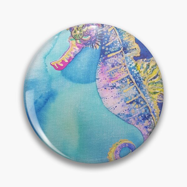 Item preview, Violet Seahorse designed and sold by Saltyartmia.