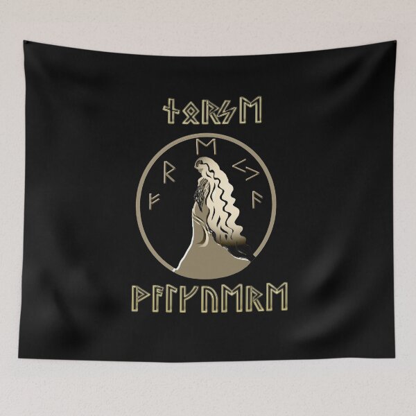 Item preview, Fraya Germanic bath goddess, Nordic valkyrie designed and sold by Theobald-Design.