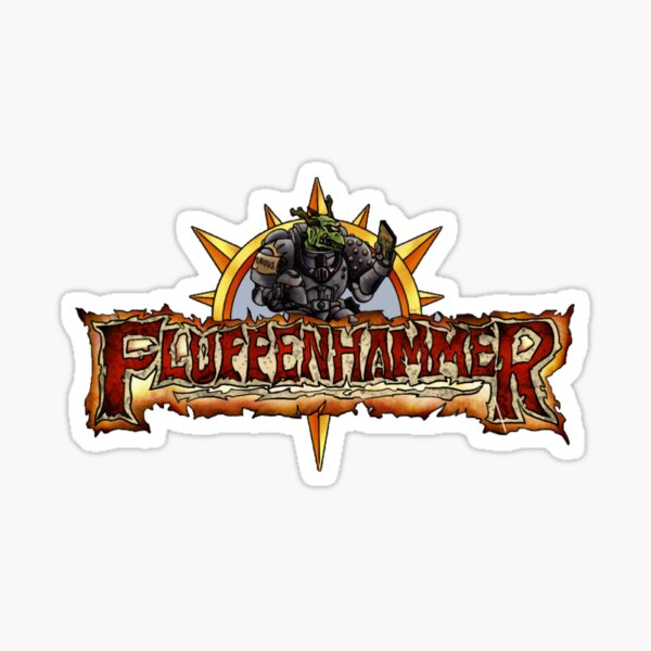 Fluffenhammer Logo Sticker
