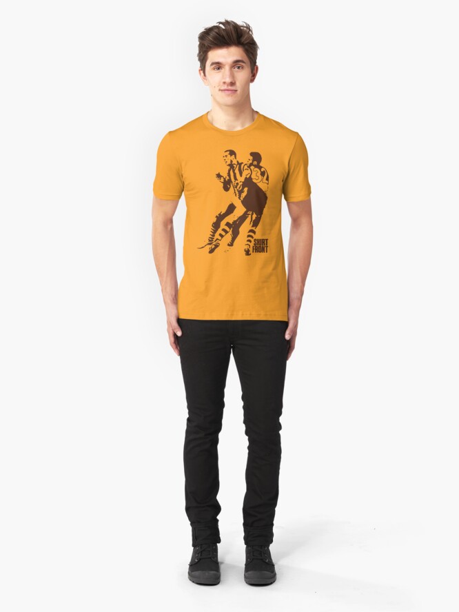 Alternate view of Bud v Cuz: Brown on Gold Slim Fit T-Shirt