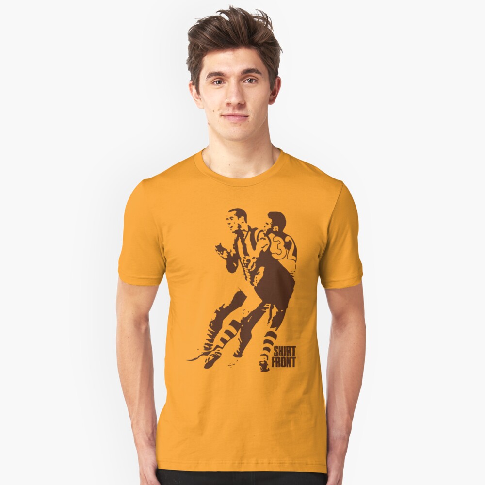 Bud v Cuz: Brown on Gold Slim Fit T-Shirt