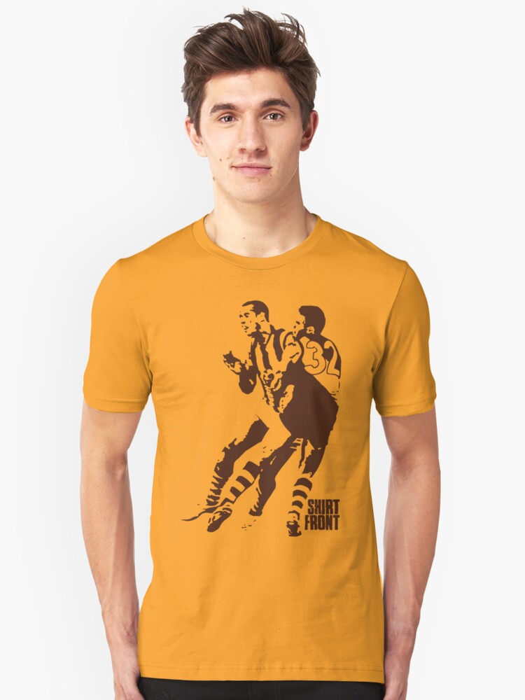 Alternate view of Bud v Cuz: Brown on Gold Slim Fit T-Shirt