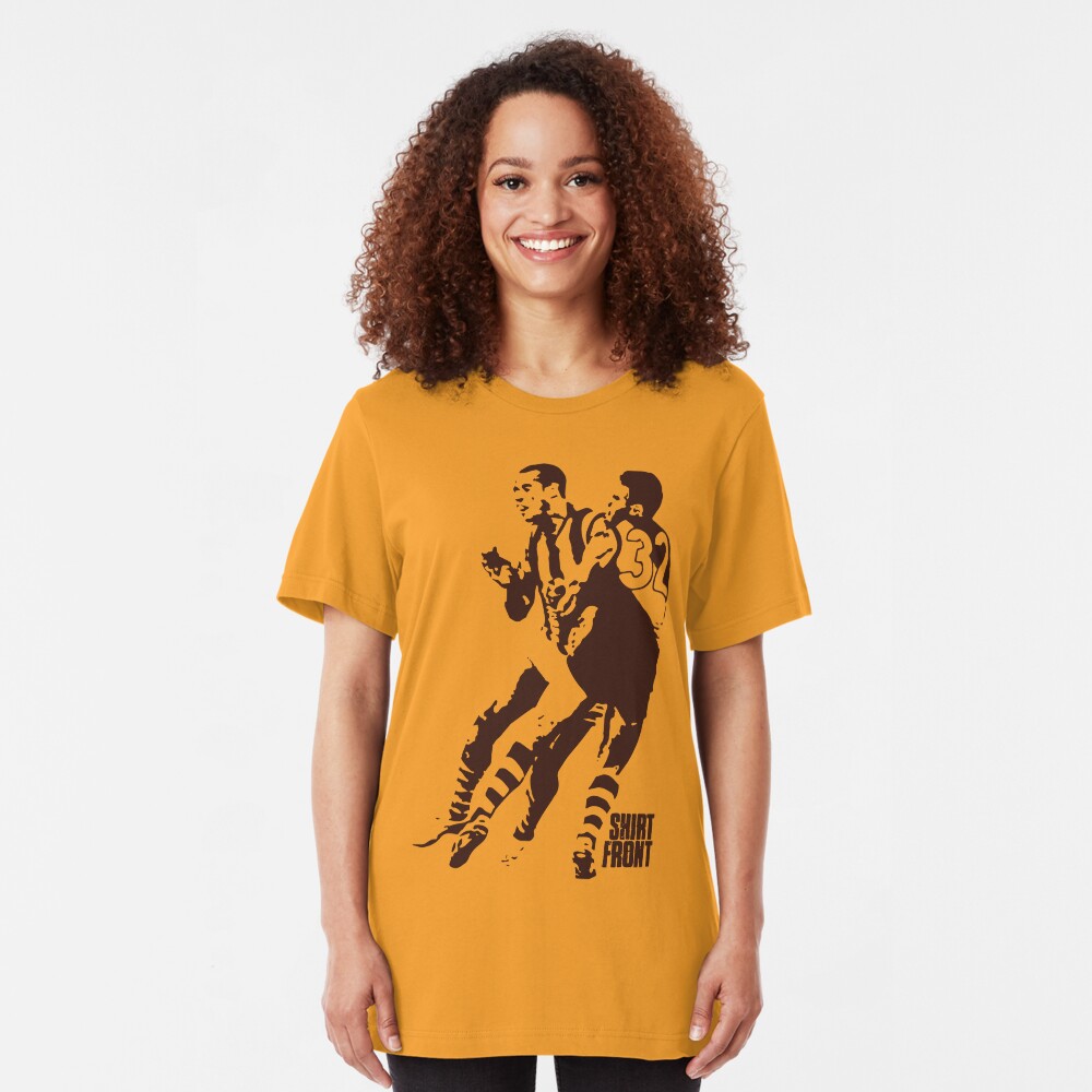 Bud v Cuz: Brown on Gold Slim Fit T-Shirt