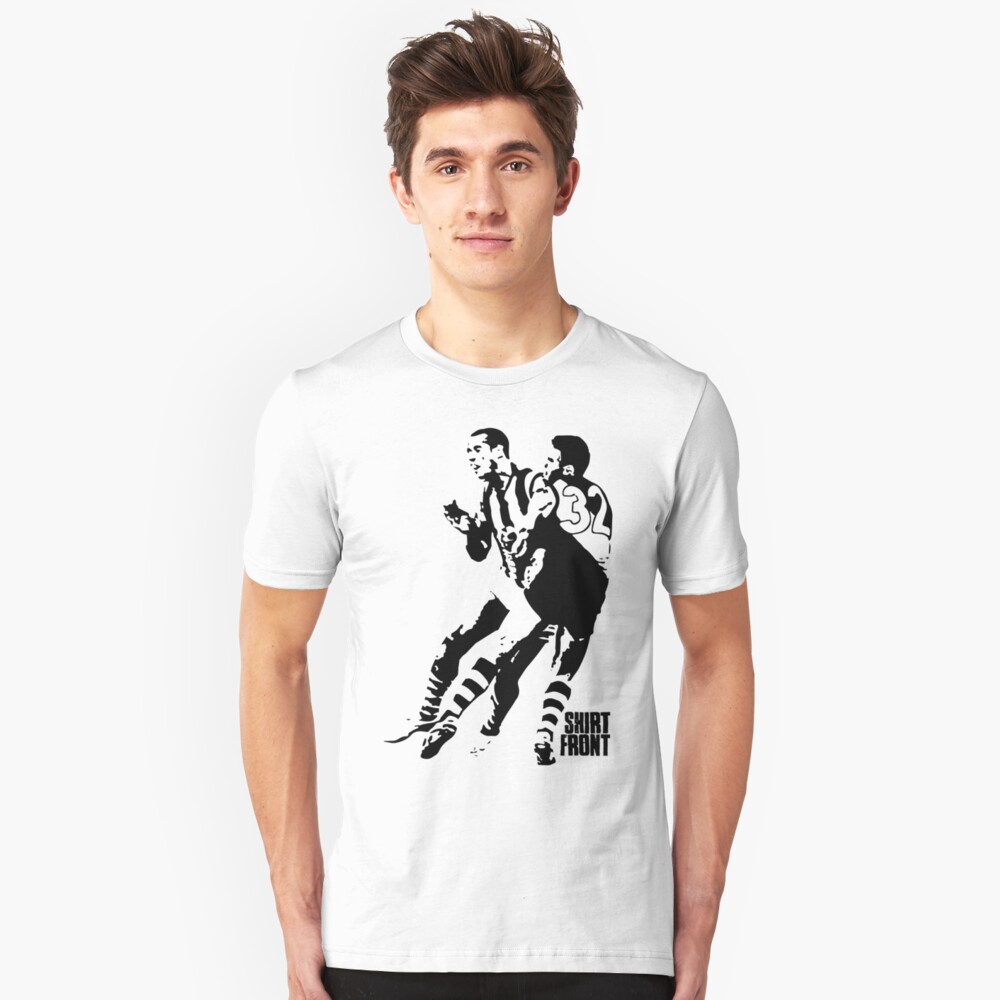 Bud v Cuz: Black on White Slim Fit T-Shirt
