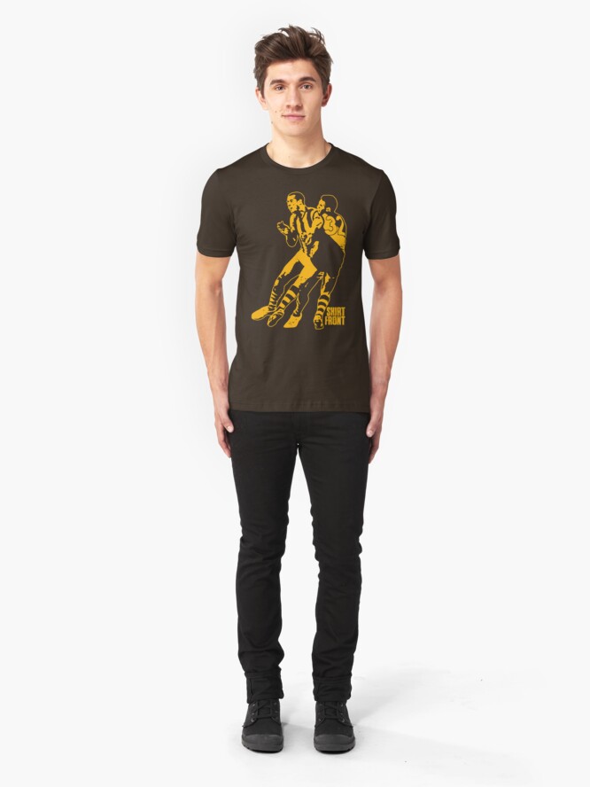 Alternate view of Bud v Cuz: Gold on Brown Slim Fit T-Shirt