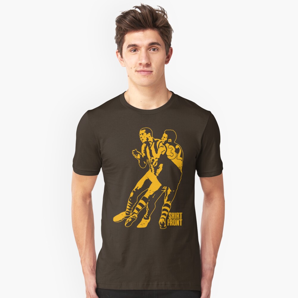 Bud v Cuz: Gold on Brown Slim Fit T-Shirt