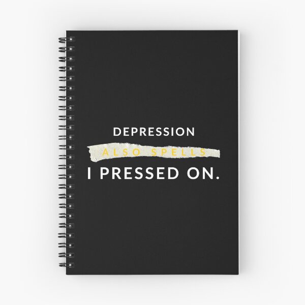 Item preview, Depression also spells I pressed on designed and sold by Kristin Novotny.