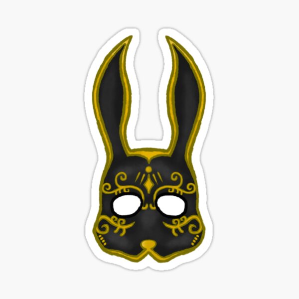 Lapin de mascarade Sticker