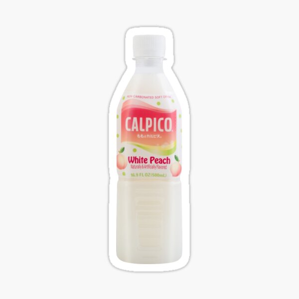 Item preview, Peach Calpico Drink Sticker designed and sold by janniechang.