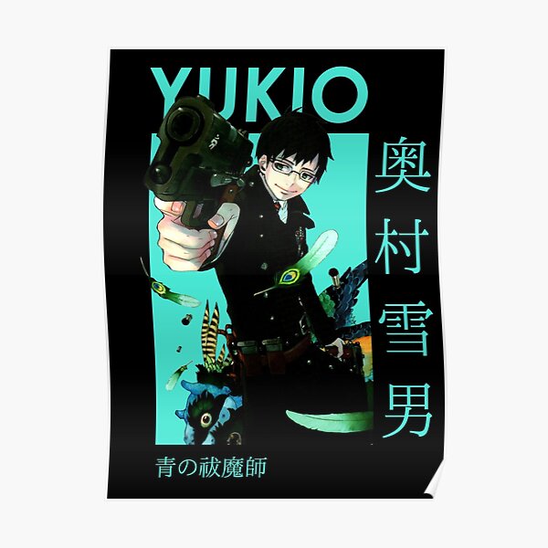 Yukio Okumura Blue Exorcist Card Anime Poster
