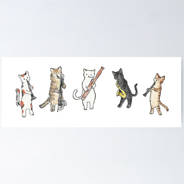 Item preview, Reed Meowtet designed and sold by elenasloman.