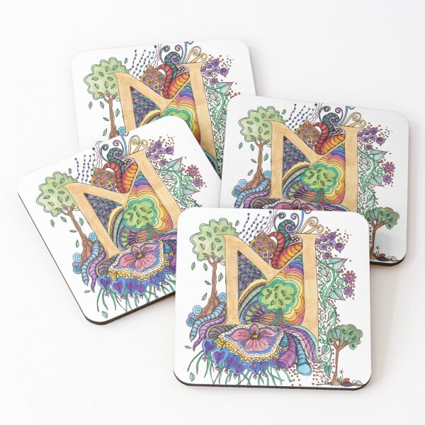 Item preview, M for Margaret - an illuminated letter designed and sold by wiccked.