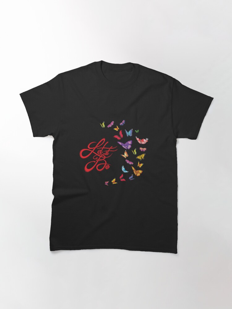 let it be lyrics tshirt