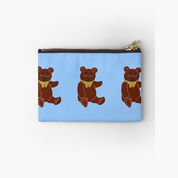 Item preview, Brown Teddy Bear with Blue designed and sold by Abigail Davidson.