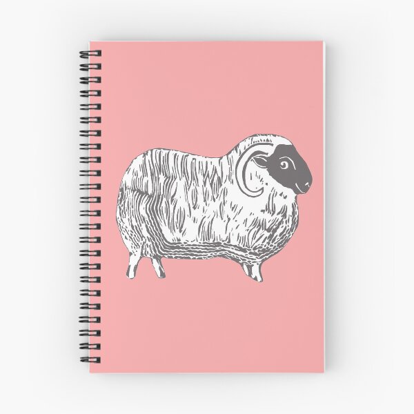 Item preview, Sheep Art with Pink  designed and sold by Abigail Davidson.