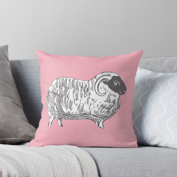 Item preview, Sheep Art with Pink  designed and sold by Abigail Davidson.