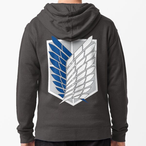 Attack on Titan Hoodie Pullovers Casaul Tops（#gray） 