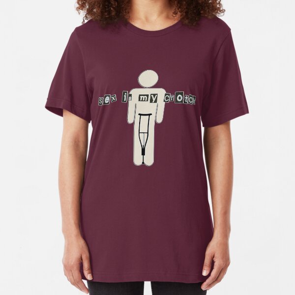 sex is my crotch Slim Fit T-Shirt