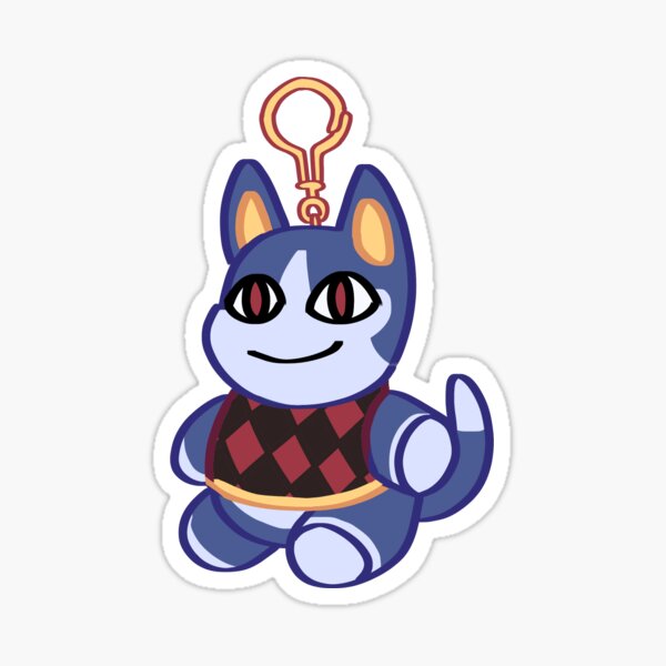 Animal Crossing: New Horizons Rover Keychain Sticker