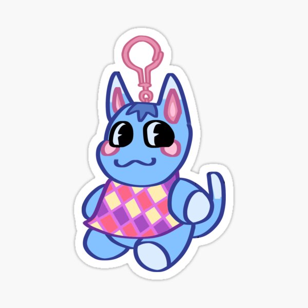 Animal Crossing: New Horizons Rosie Keychain Sticker
