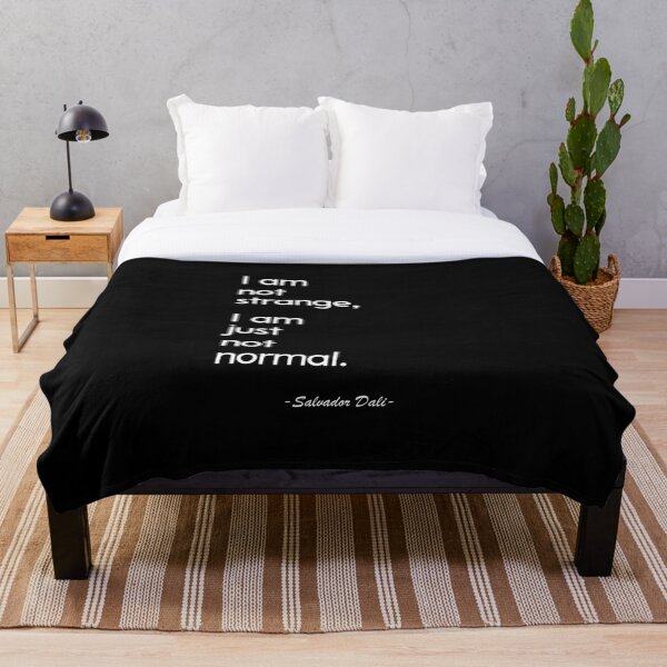 Item preview, I am not strange, I am just not normal | Black designed and sold by Lena Morf.