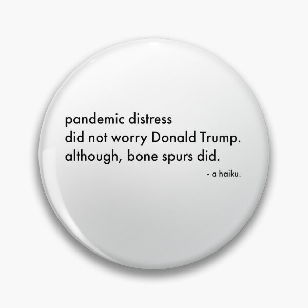 Item preview, Donald Trump Corona Haiku designed and sold by Room305.