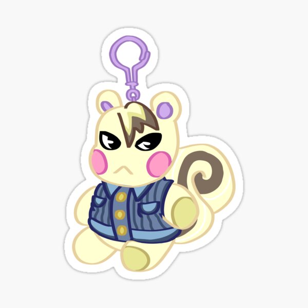 Animal Crossing: New Horizons Marshal Keychain Sticker