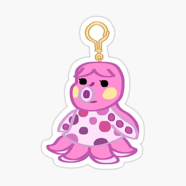 Animal Crossing: New Horizons Marina Keychain Sticker
