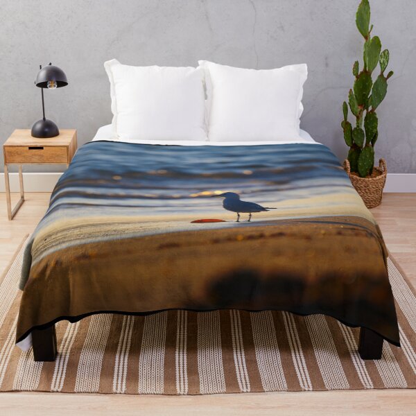 Item preview, A Seagull Gazing Out to The Sea At Dawn designed and sold by Jason Gilbert.