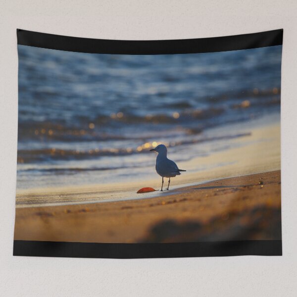 Item preview, A Seagull Gazing Out to The Sea At Dawn designed and sold by Jason Gilbert.