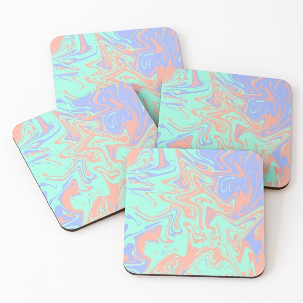 Item preview, Green, orange and purple marble designed and sold by FaCurls.