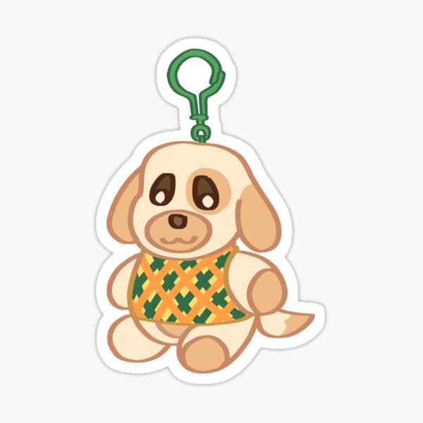 Animal Crossing: New Horizons Goldie Keychain Sticker