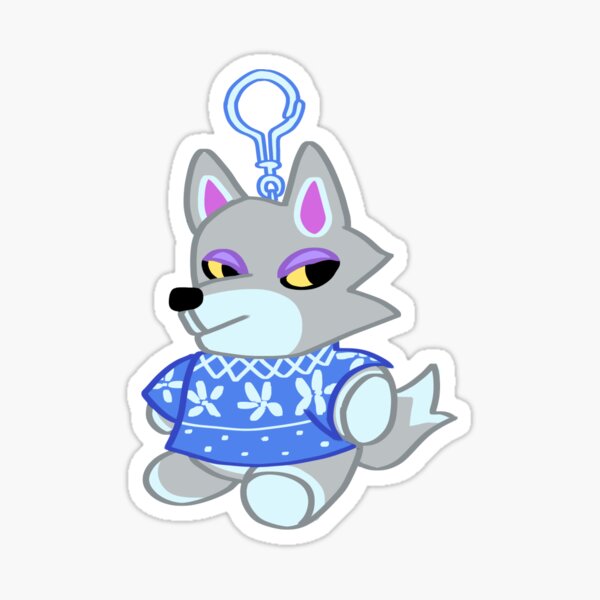 Animal Crossing: New Horizons Fang Keychain Sticker