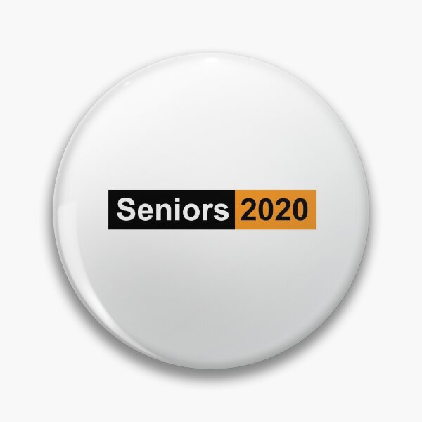 Item preview, Seniors 2020 Black Orange Sticker designed and sold by laurencude.