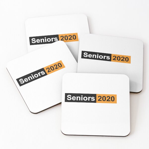 Item preview, Seniors 2020 Black Orange Sticker designed and sold by laurencude.