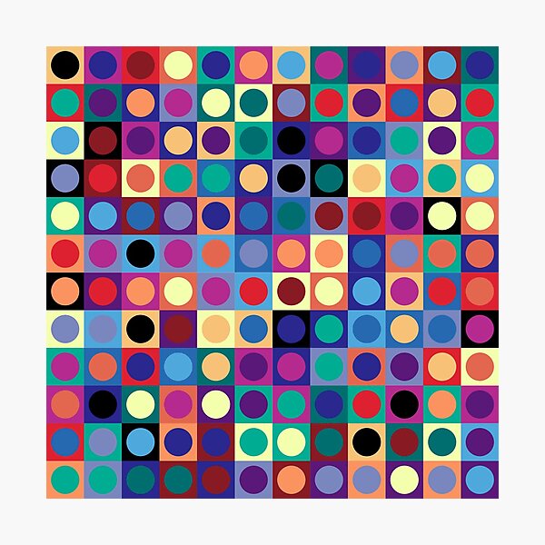 Item preview, Vasarely Inspired designed and sold by Shapes-Mania.