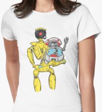 Lader Bot & Gortys Tailliertes T-Shirt
