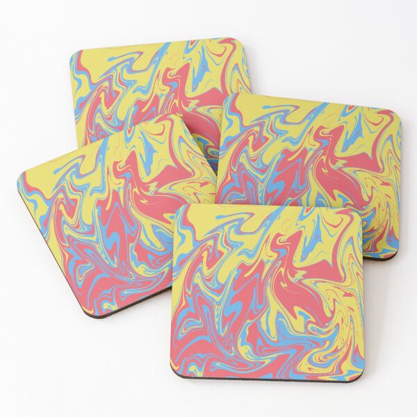 Item preview, Red and yellow marble designed and sold by FaCurls.