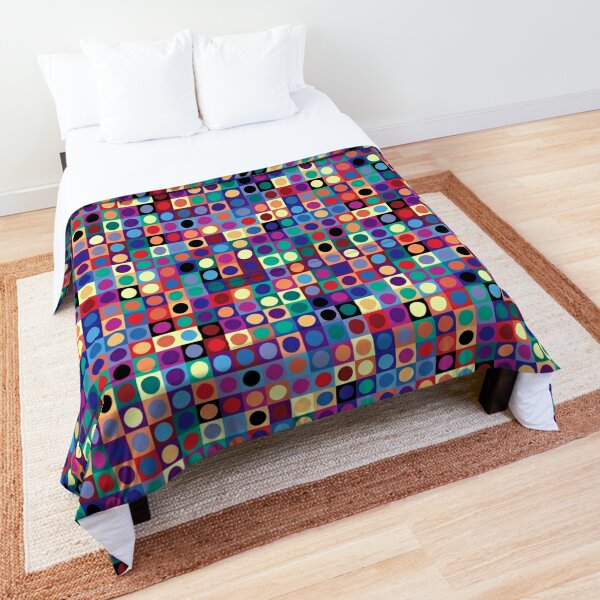 Vasarely Inspired Comforter