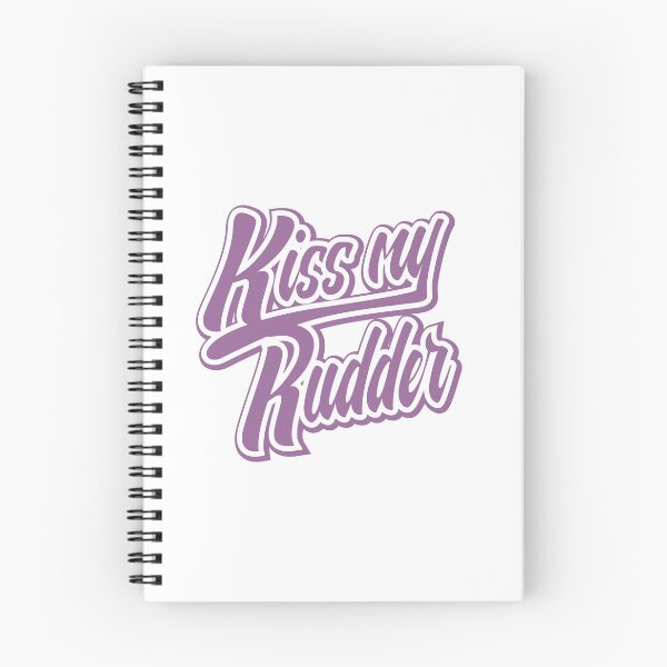 Item preview, Kiss my Rudder Purple designed and sold by rustyredbubble.