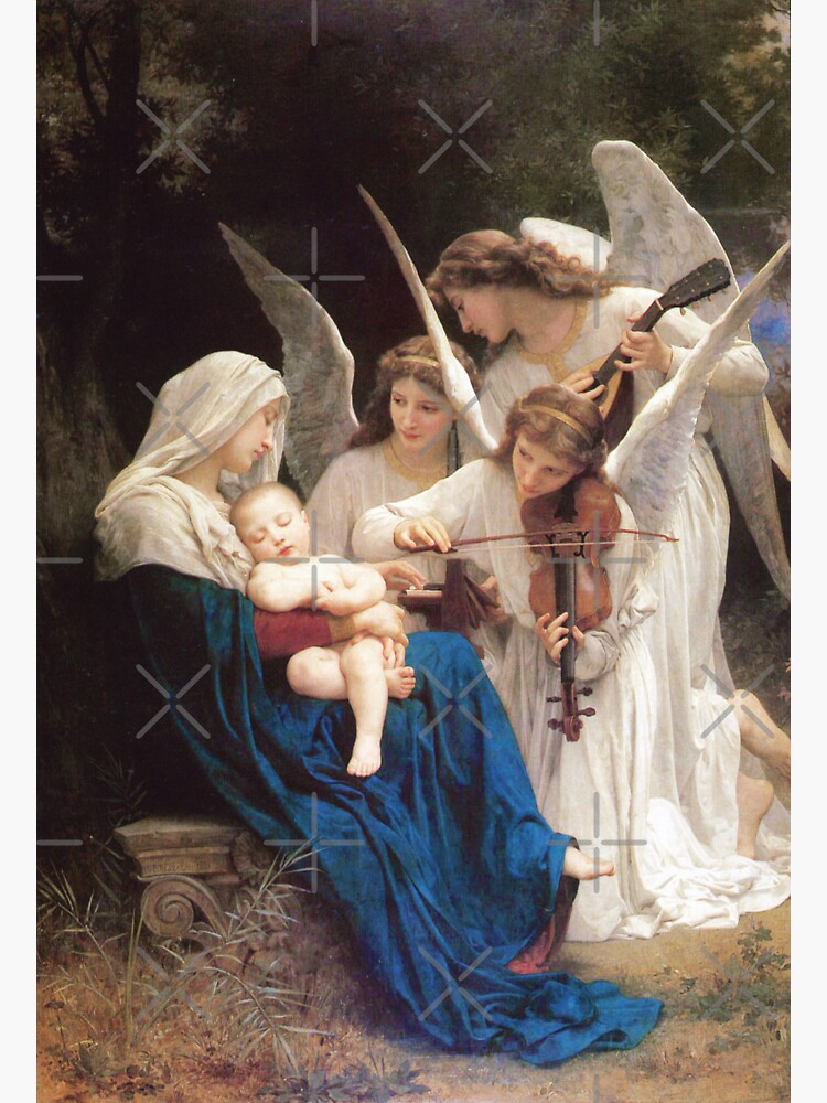 "Song of the Angels 1881 by French WilliamAdolphe