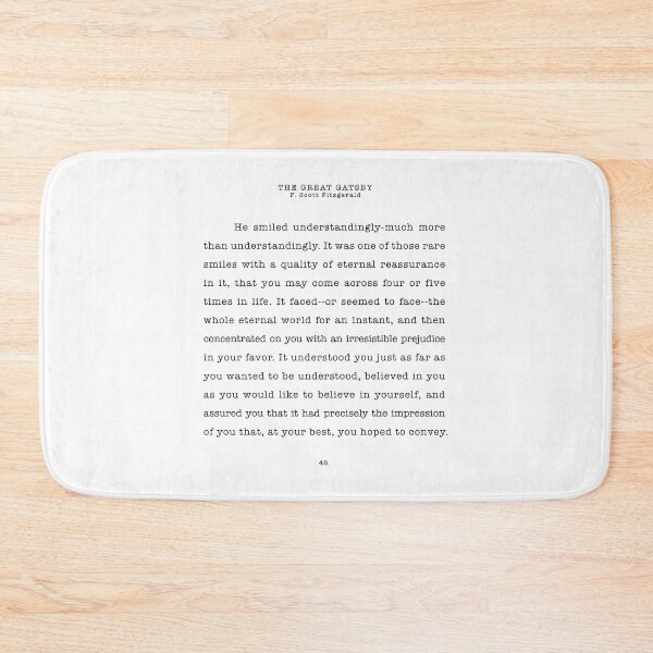 Item preview,  Scott Fitzgerald Typewriter Quote - The Great Gatsby  designed and sold by corbrand.