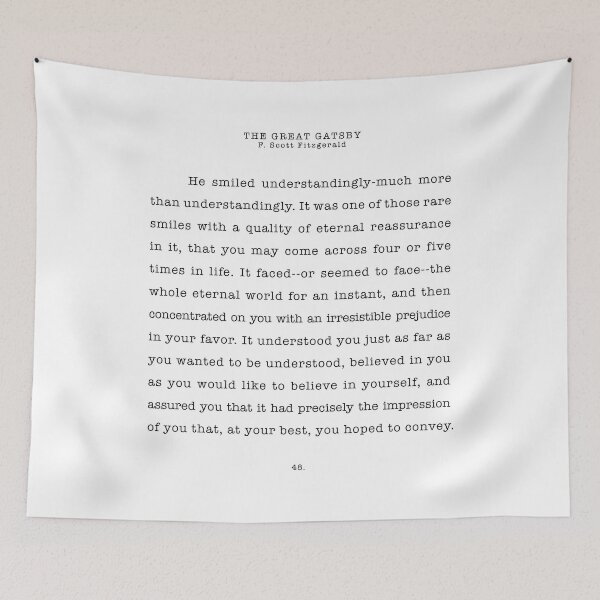 Item preview,  Scott Fitzgerald Typewriter Quote - The Great Gatsby  designed and sold by corbrand.